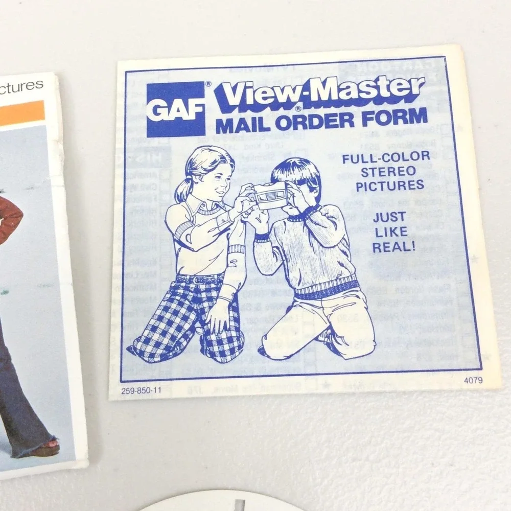 VTG 1978 GAF View Master Laverne & Shirley J20 Showtime 3‎ Reel Set